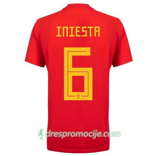 Španjolska Dres A_Iniesta 6 Domaći Svjetsko prvenstvo 2018 Španjolska Dres A_Iniesta 6 Domaći Svjetsko prvenstvo 2018